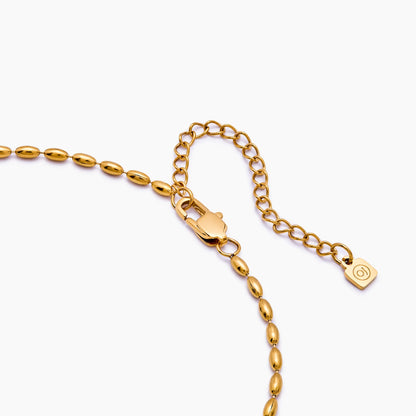 Collar de cuentas líquidas