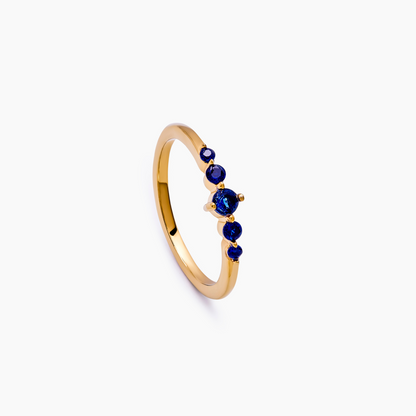 Anillo apilable de piedra natal Belle