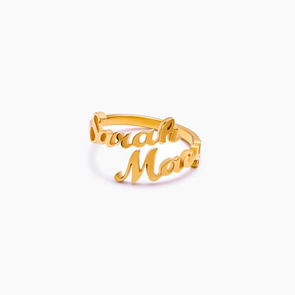 Anillo personalizado Duo