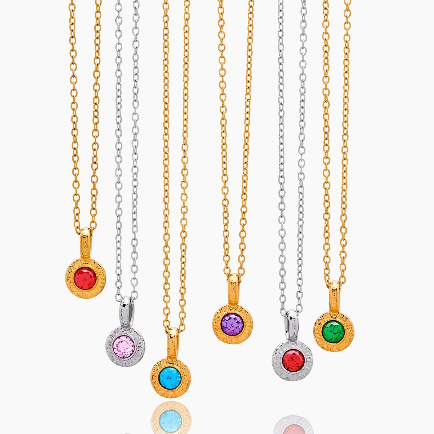 Collier pendentif Pierre de naissance concassée