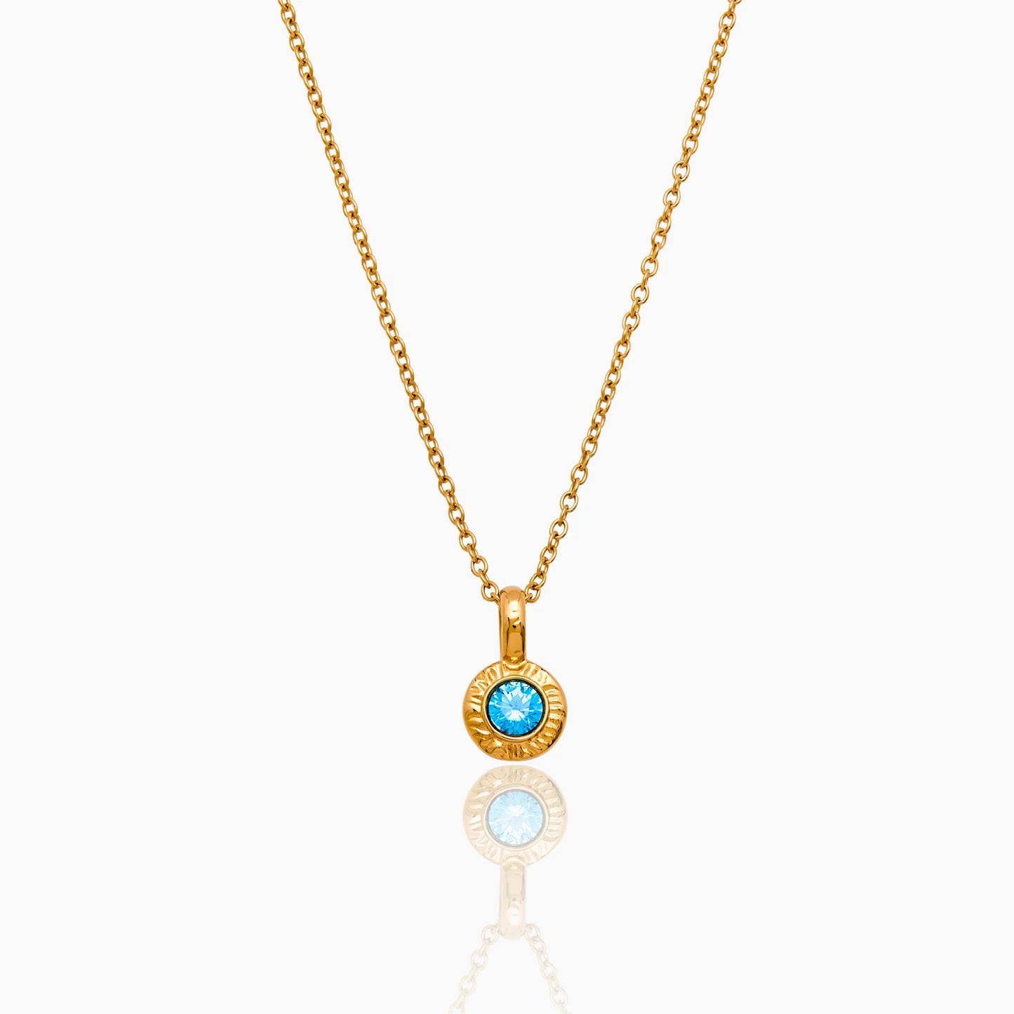 Collier pendentif Pierre de naissance concassée