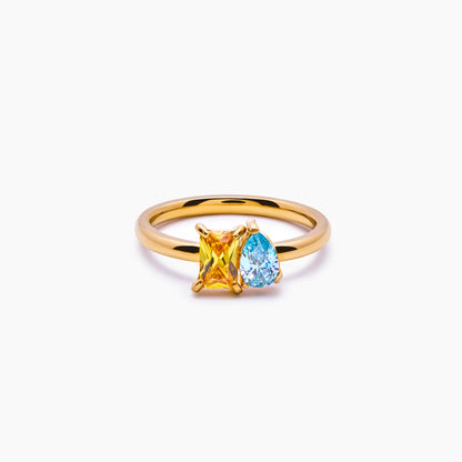 Anillo de nacimiento doble